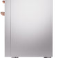 ILVE Nostalgie II 48" Dual Fuel Natural Gas Range in Stainless Steel with Copper Trim, UP48FNMPSSP