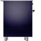 ILVE Nostalgie II 36" Induction Range with Element Stove and Electric Oven in Blue with Bronze Trim, UPI366NMPMBB