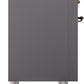 ILVE Nostalgie II 36" Dual Fuel Natural Gas Range in Matte Graphite with Bronze Trim, UP36FNMPMGB