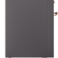 ILVE Nostalgie II 60" Dual Fuel Natural Gas Range in Matte Graphite with Copper Trim, UP60FSNMPMGP