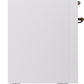 ILVE Nostalgie II 48" Dual Fuel Natural Gas Range in White with Bronze Trim, UP48FNMPWHB