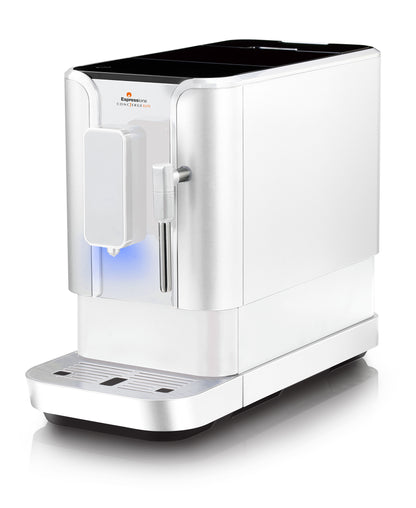 Espressione Concierge Elite Fully Automatic Bean to Cup Espresso Machine in Diamond White