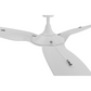 Big Ass Fans Haiku Coastal 52" Ceiling Fan in White with LED, Downrod 5", Wet Rated