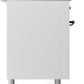 ILVE Nostalgie II 60" Dual Fuel Natural Gas Range in White with Bronze Trim, UP60FSNMPWHB