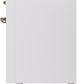 ILVE Nostalgie II 60" Dual Fuel Natural Gas Range in White with Bronze Trim, UP60FSNMPWHB