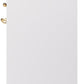 ILVE Nostalgie II 30" Dual Fuel Natural Gas Range in White with Brass Trim, UP30NMPWHG