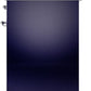 ILVE Nostalgie II 30" Induction Range with Element Stove and Electric Oven in Blue with Chrome Trim, UPI304NMPMBC