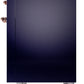ILVE Nostalgie II 48" Dual Fuel Propane Gas Range in Blue with Copper Trim, UP48FNMPMBPLP