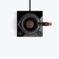 Fellow Corvo EKG Pro Electric Kettle in Pro Studio Matte Black with Walnut Accents | Studio Edition
