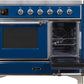 ILVE Majestic II 40" Induction Range with Element Stove and Electric Oven in Blue with Chrome Trim, UMDI10NS3MBC