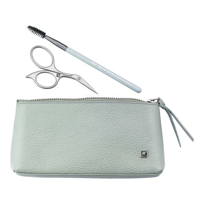 ZWILLING Beauty Premium 3-pc Eyebrow Mint Leather Set