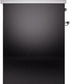 ILVE Nostalgie II 30" Induction Range with Element Stove and Electric Oven in Black with Chrome Trim, UPI304NMPBKC