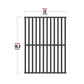 Monument Grills 3 Burner and Mini Multifunction Cast Iron Grill Grate (For Models: Mesa 300, Mesa400m)