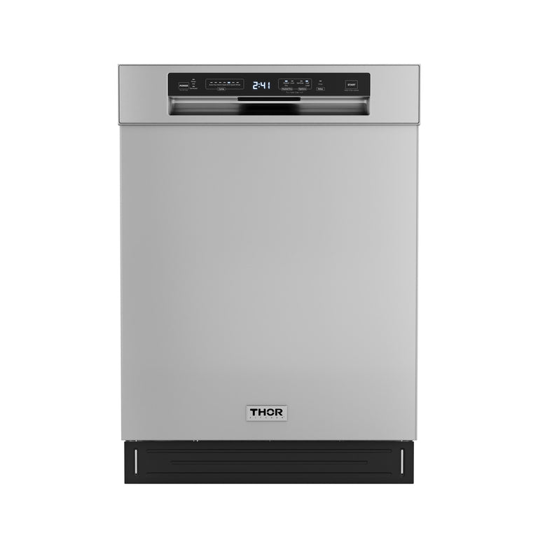 Thor Contemporary Package - 36" Electric Range, Range Hood, Refrigerator, Dishwasher, Microwave and Wine Cooler, Thor-AP-ARE36-C132