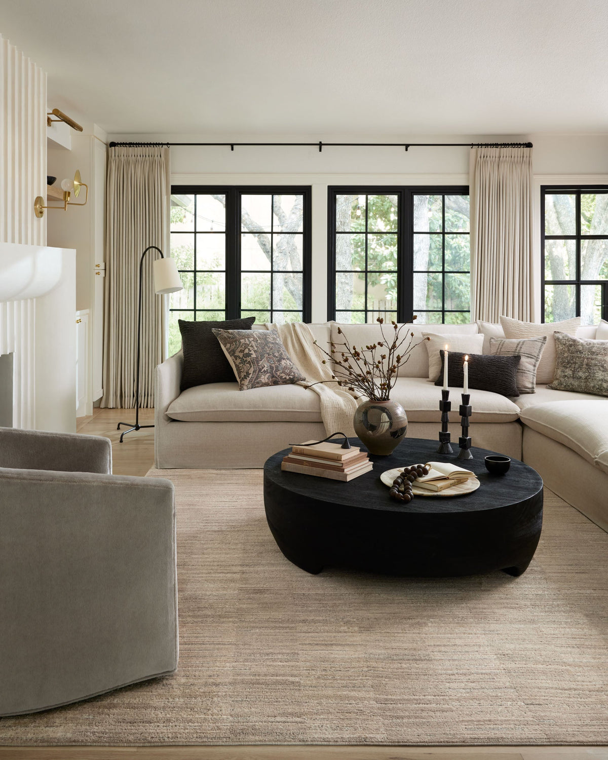 Loloi Arden ARD-01 Natural / Pebble area rug - image 2