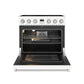THOR Kitchen 36" Contemporary Professional Electric Range in White, ARE36W