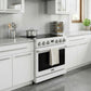 THOR Kitchen 36" Contemporary Professional Gas Range in White, ARG36W