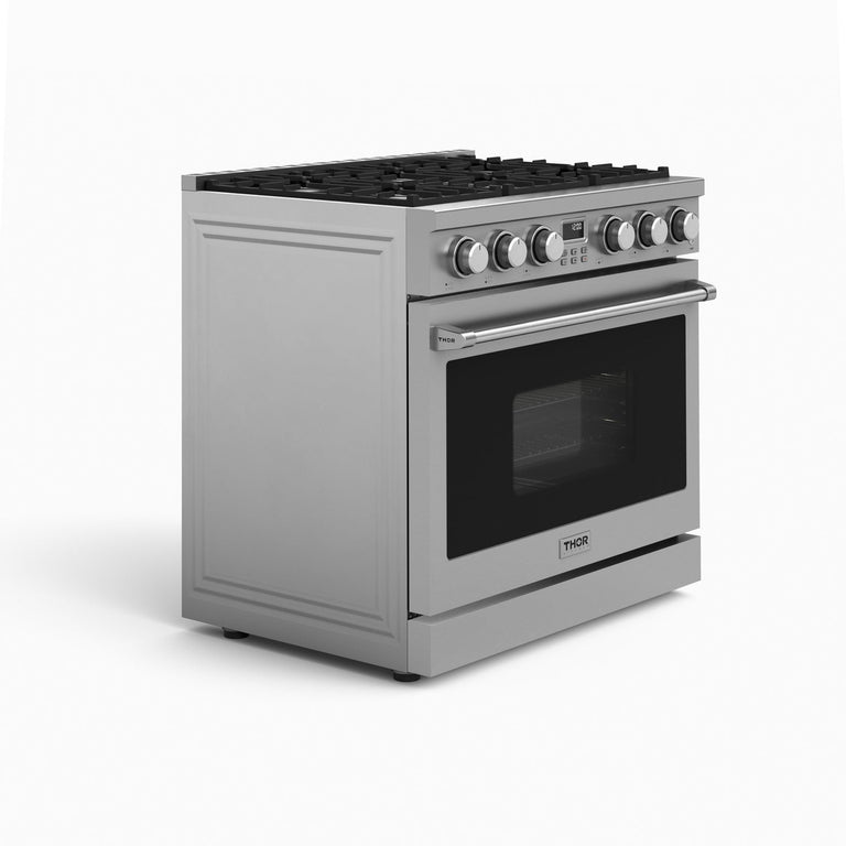 Thor Kitchen 36" Contemporary Professional Propane Gas Range, ARG36LP