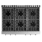 THOR Kitchen 36" Contemporary Professional Gas Range, ARG36