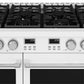 THOR Kitchen Contemporary 48" 7.6 cu. ft. Propane Gas Range with Convection Oven in White Matte, ARG48WLP