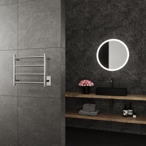Artemis Wall Mounted Electric Towel Warmer in Chrome