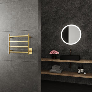 Artemis Wall Mounted Electric Towel Warmer in Gold