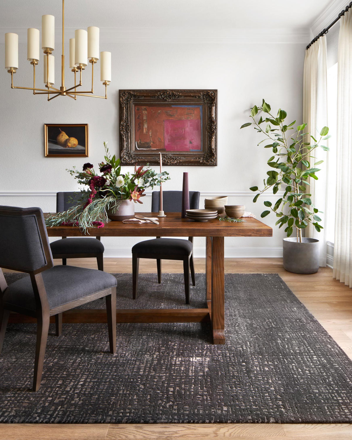 Loloi Atlas ATL-05 Black / Bark area rug - image 2