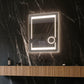 Paris Mirror 24" x 32" Rectangle Aurora Illuminated Mirror 6000K
