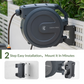 Retractable Garden Hose Reel-1/2in-100ft