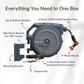 Retractable Garden Hose Reel-1/2in-130ft