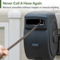 Retractable Garden Hose Reel-1/2in-155ft