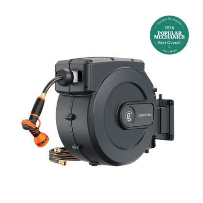 Retractable Garden Hose Reel-1/2in-155ft