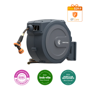 Retractable Garden Hose Reel-1/2in-100ft