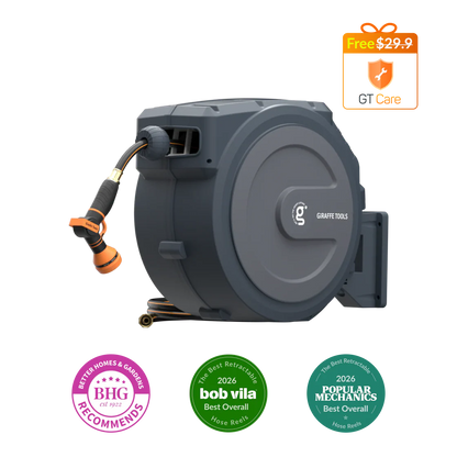 Retractable Garden Hose Reel-5/8in-90ft