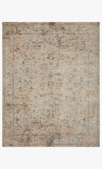 Loloi Axel AXE-02 Silver / Spice area rug - image 1