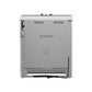 FORNO Espresso Leonardo 30" 5 cu. ft. Gas Range in White with Antique Brass Handles, FFSGS1116-30WHT