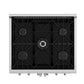 FORNO Galiano 30" 4.32 cu. ft. Freestanding Gas Range with French Door and 5 Burners, FFSGS6444-30