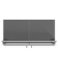 FORNO Maderno 60" 27.2 cu.ft. Convertible Refrigerator and Freezer with Modern Trim Kit, FFFFD1722-60S