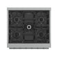 FORNO Massimo 30″ 4.32 cu. ft. Freestanding Gas Range with 5 Burners, FFSGS6239-30