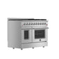 FORNO Galiano 48" 6.58 cu. ft. Gas Range with 8 Italian Burners in Stainless Steel, FFSGS6244-48