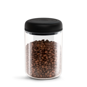 Fellow Atmos Vacuum Canister in Clear Glass, Manual Lid, 1.2L