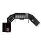 FORNO All’Aperto Outdoor Kitchen Set - 99,600 BTU Gas Grill with 5 Burners + Side Burner, Gas Pizza Oven, Sink Module/Beverage Center with Black Sintered Stone Countertop