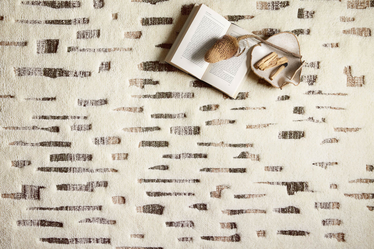 Loloi Bennett BEN-06 Ivory / Forest area rug - image 2