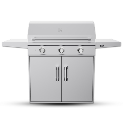 Induction Hardware 36" Outdoor Built-In Induction Griddle with Cart, BIG-36-CRT