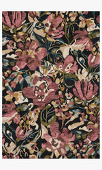Loloi Belladonna BLM-01 Black / Berry area rug - image 1