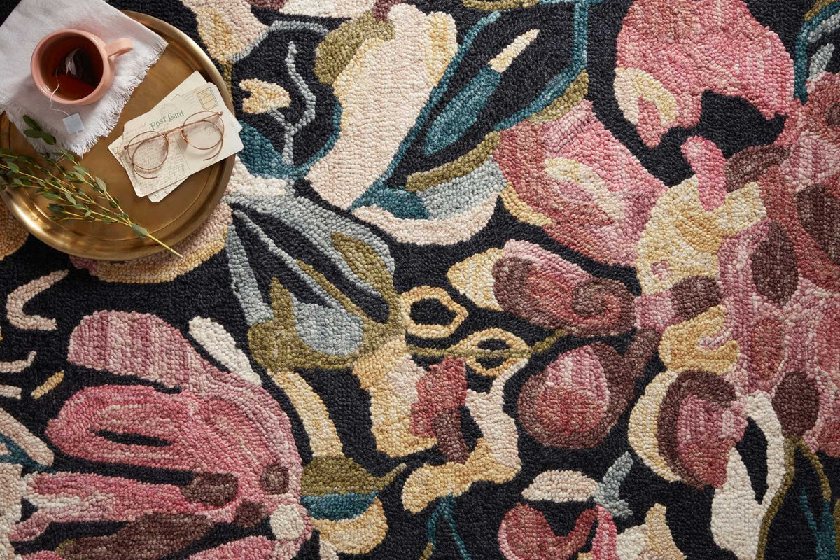 Loloi Belladonna BLM-01 Black / Berry area rug - image 2