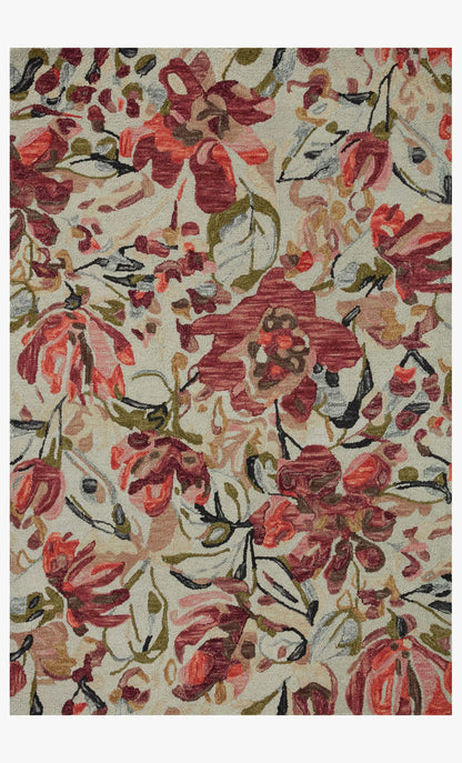 Loloi Belladonna BLM-01 Ivory / Raspberry area rug - image 1