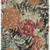 Loloi Belladonna Collection Hooked Transitional Area Rug BLM-02 - Ivory / Lagoon