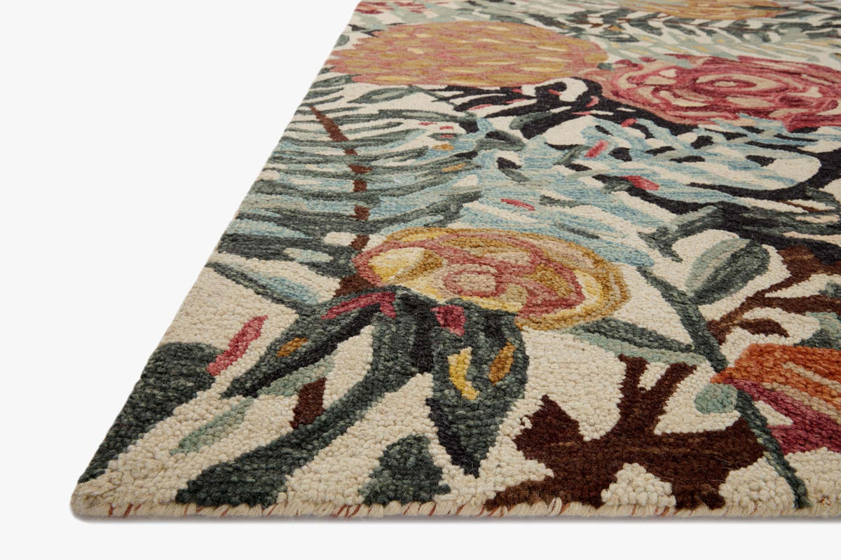 Loloi Belladonna BLM-02 Ivory / Lagoon area rug - image 7