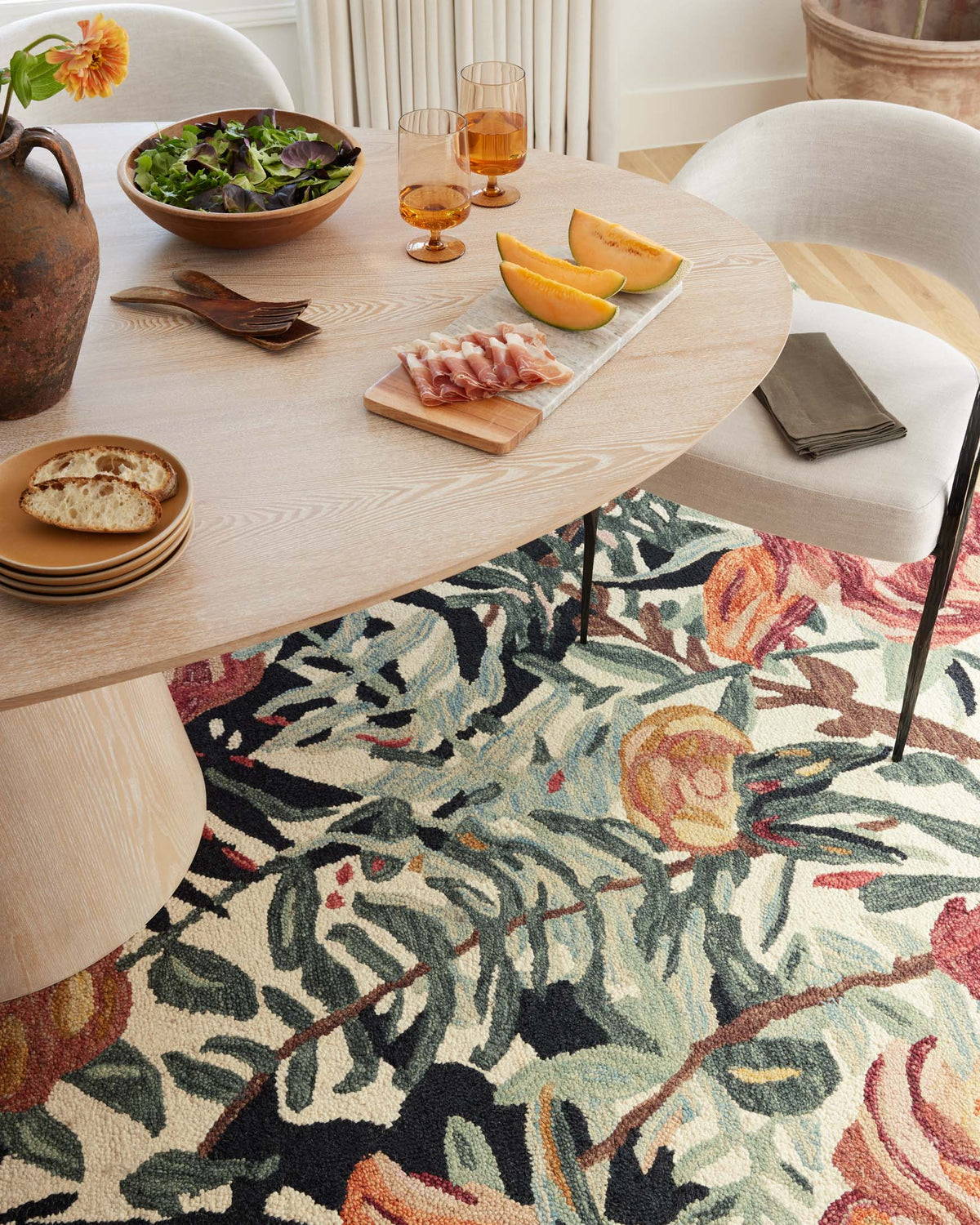 Loloi Belladonna BLM-02 Ivory / Lagoon area rug - image 4